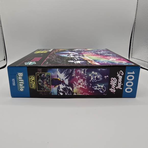 Buffalo Games Zodiac Mountain Glow in the Dark 1000 Pc Puzzle NIB - Picture 3 of 10